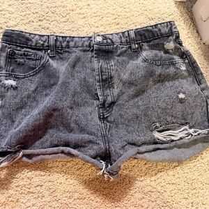 Wild Fable Black Denim Jean Shorts